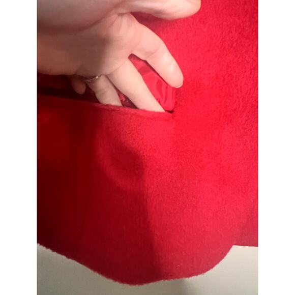 David Brooks women's red wool mohair blend long sleeve lined blazer Size Small - Picture 5 of 9